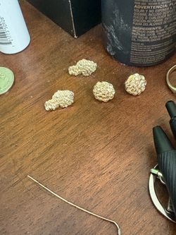 Gold nugget earings 10k