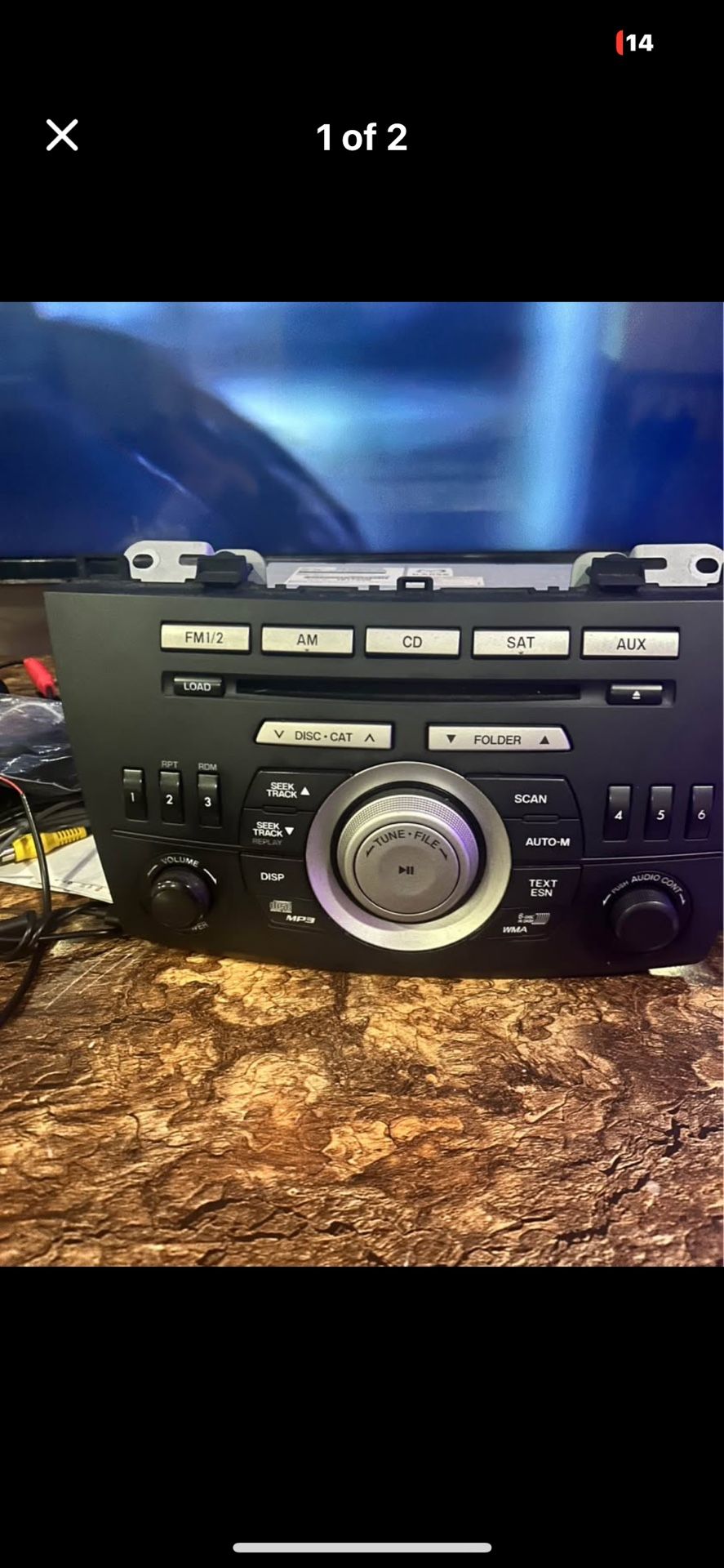 2010 Mazda M3 Original Radio 