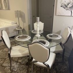 Glass Dining Table 