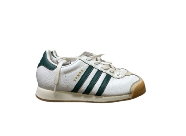 Samoa Adidas Kids Sneakers Size 1 Green/White/Gold