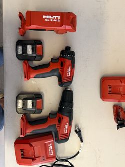 Hilti 12V Cordless Tool Set – 3 Tools, 2 Batteries & Charger