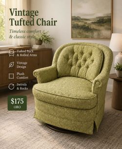 Vintage accent chair