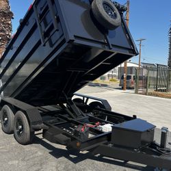 Scissor Lift Dump Trailer 