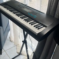 Electric Piano Casio, With An   Adjustable Pedestal.