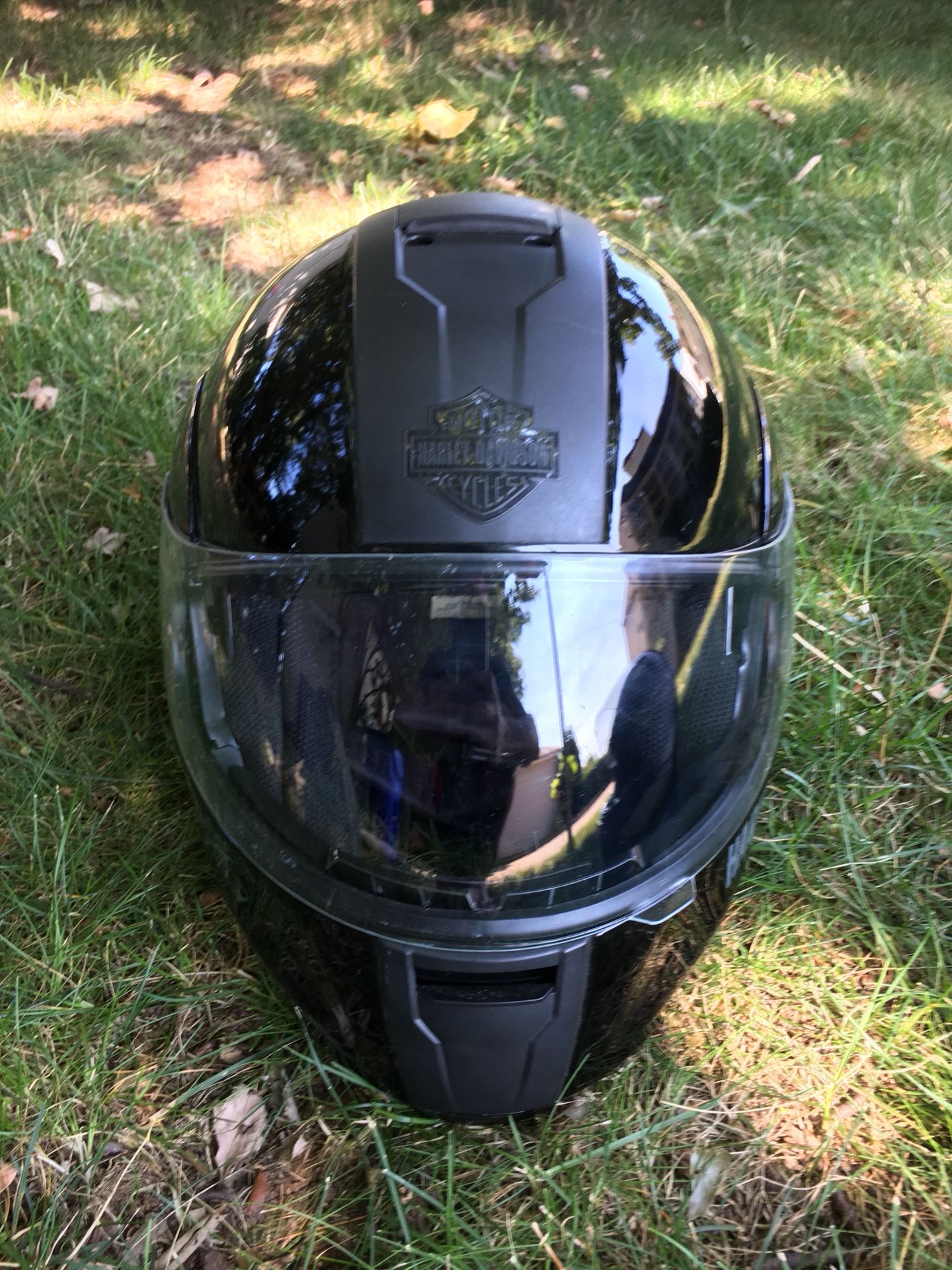 2x Motorcycle Helmets Harley Davidson HD-M1V Full Face or 3/4 with Retractable Sun Shield & Yamaha Streetwise Helmet