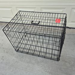 30" length X 19" width X 31" height //dog wire cage , plastic pan not included