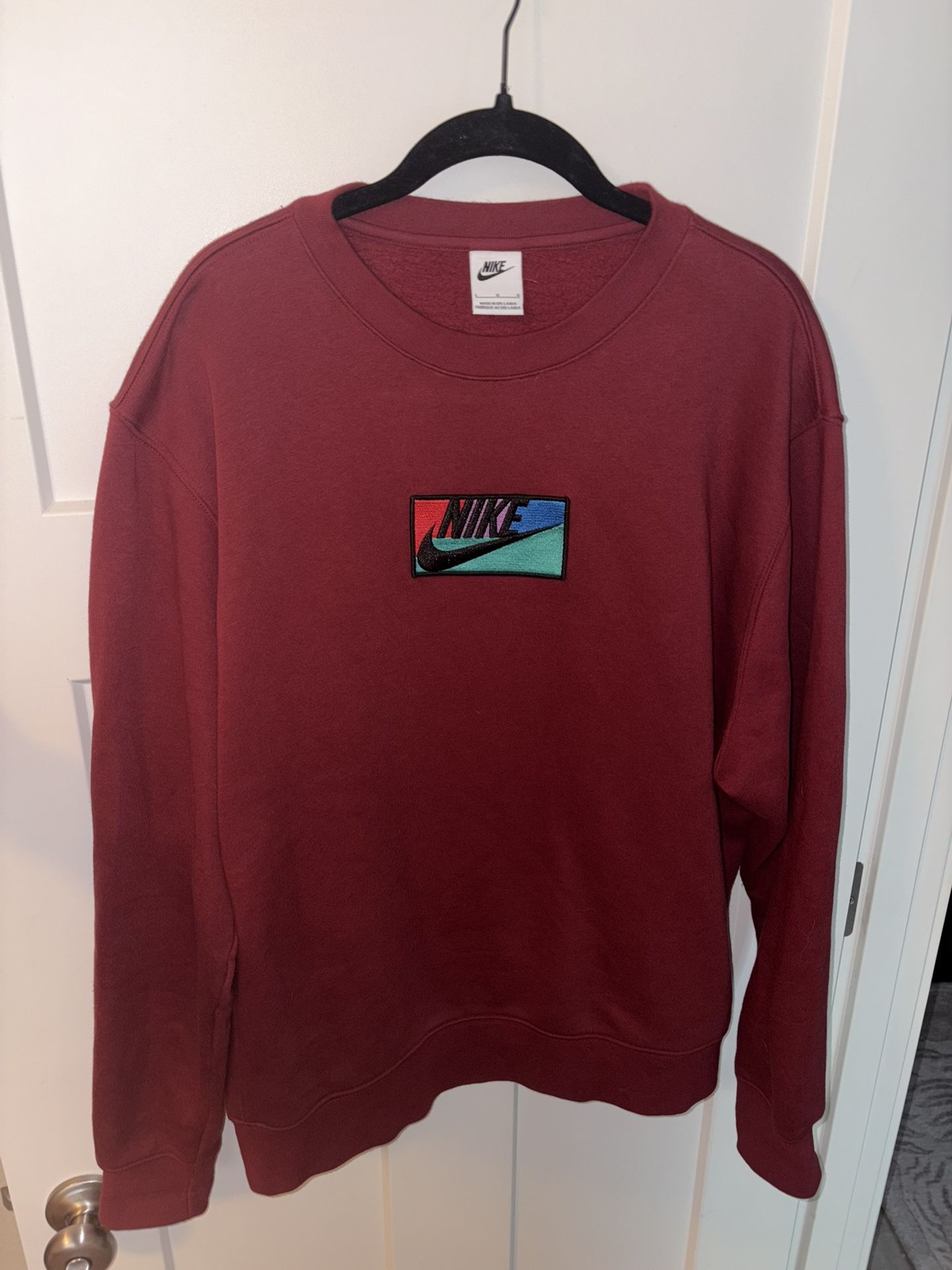 NIKE NSW Crew Sweater - maroon