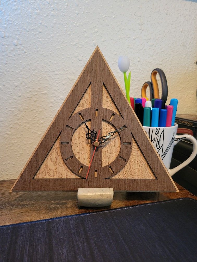 Harry Potter Deathly Hallows Clock