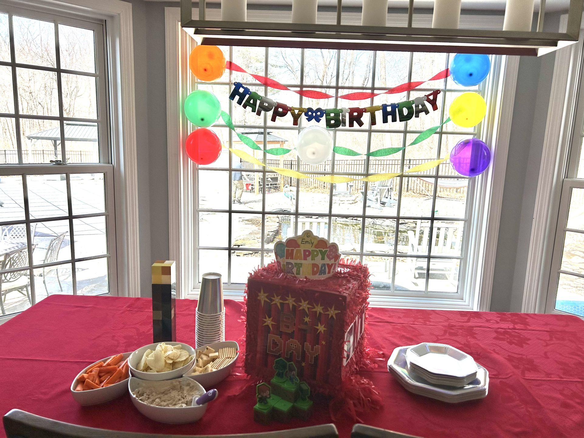 Minecraft Birthday TNT piñata