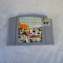Star Wars Episode 1 Racer Nintendo 64 N64 game