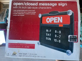 Brand New Office Hours Sign