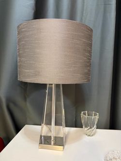 Modern Table Lamp with Acrylic Base