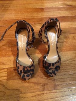 Jessica Simpson Leopard print shoes