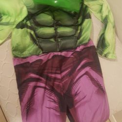 Hulk muscle chest kid small 4-6