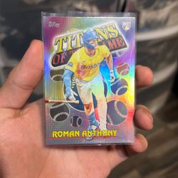 2026 Topps Series 1 Roman Anthony Titans Of The Game RC #TOG-9 Rookie Red Sox