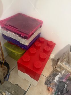bins of lego