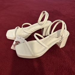 White Heels (size 8.5)