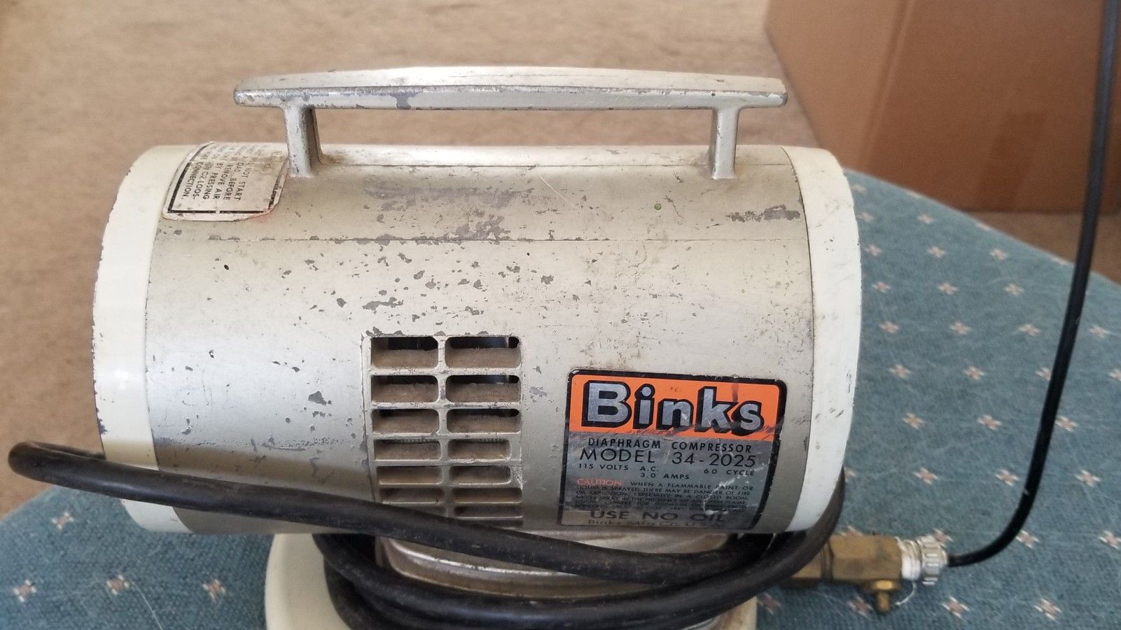 Binks diaphragm compressor