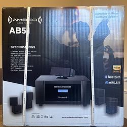 New!! Ambeo Home Theater Complete 6- Piece Surround System 