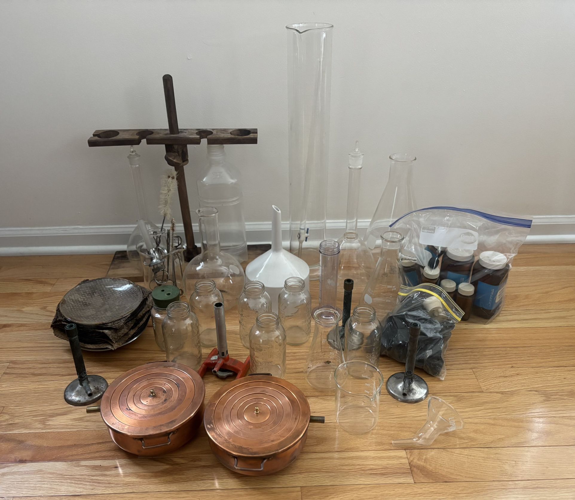 60+ Piece Vintage Chemistry Set