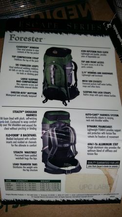 Gregory forester cheap pack