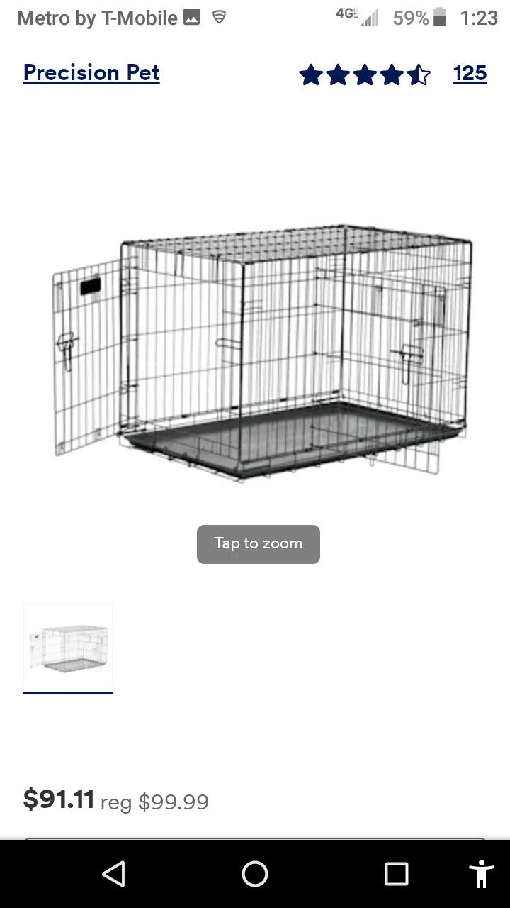 Brand new in box dog crate two-door 36-in I paid $99