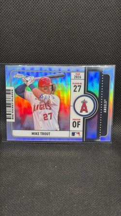 2026 Topps Chrome Mike Trout Big Ticket Players BTP-1 Angels Insert MVP