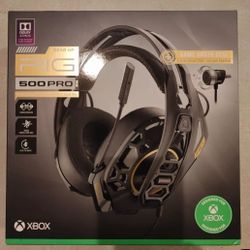 Plantronics RIG 500 PRO HX Wired Gaming Headset for Xbox One/X/Windows- Black