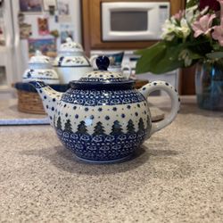 Polish Pottery Tea Pot