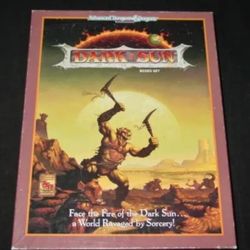 TSR AD&D 2nd Edition : DARK SUN Boxed Set - Dungeons & Dragons #2400 (COMPLETE)