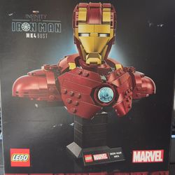 Lego Iron Man MK4 Bust Lego Brand New 