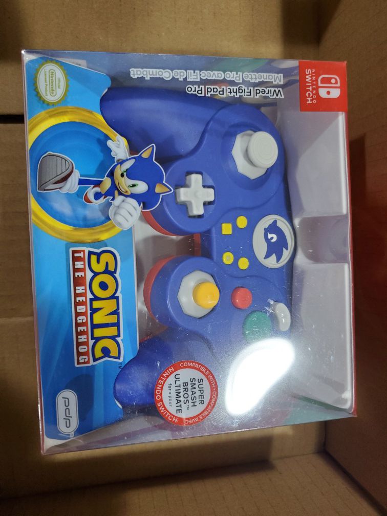 Sonic The Hedgehog Nintendo Switch Controller