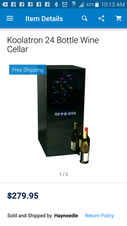 In box Brand new koolatron 24 bottle wine cellar