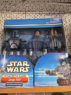 Jango Fett with jet pack and accessories