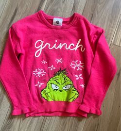 Grinch kids sweater