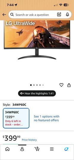 Curved Ultrawide Gaming Monitor