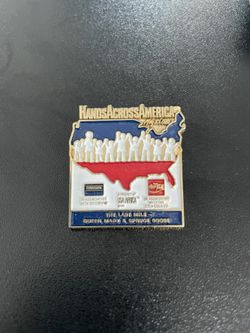 Hands Across America The Last Mile Pin