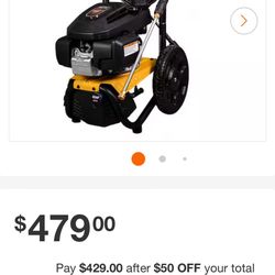 Presure Washer Dewalt 3100 Powered By Honda. !!