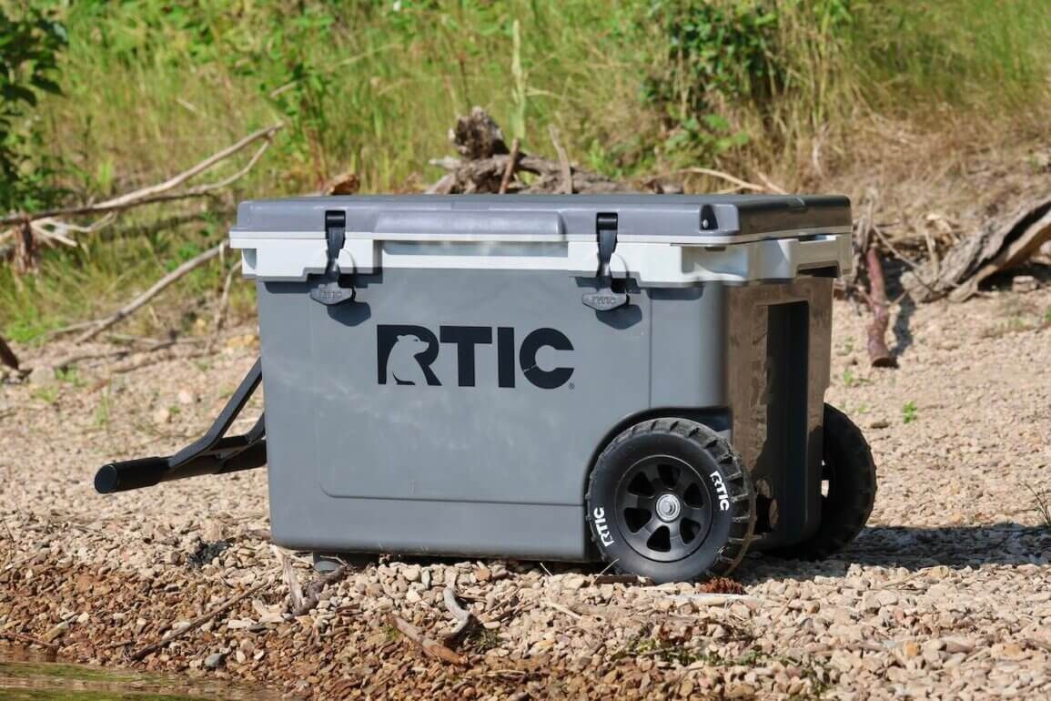 Rtic Grey 52 Gallon Cooler With Wheels