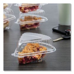 Clear Pie Wedge Plastic Containers 