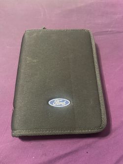 Ford Zippered Owner’s Manual Pouch (Black) – Good Condition