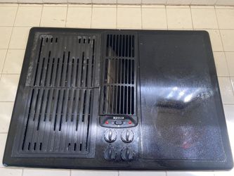 Glass Cook top and barbecue grill Jen Air