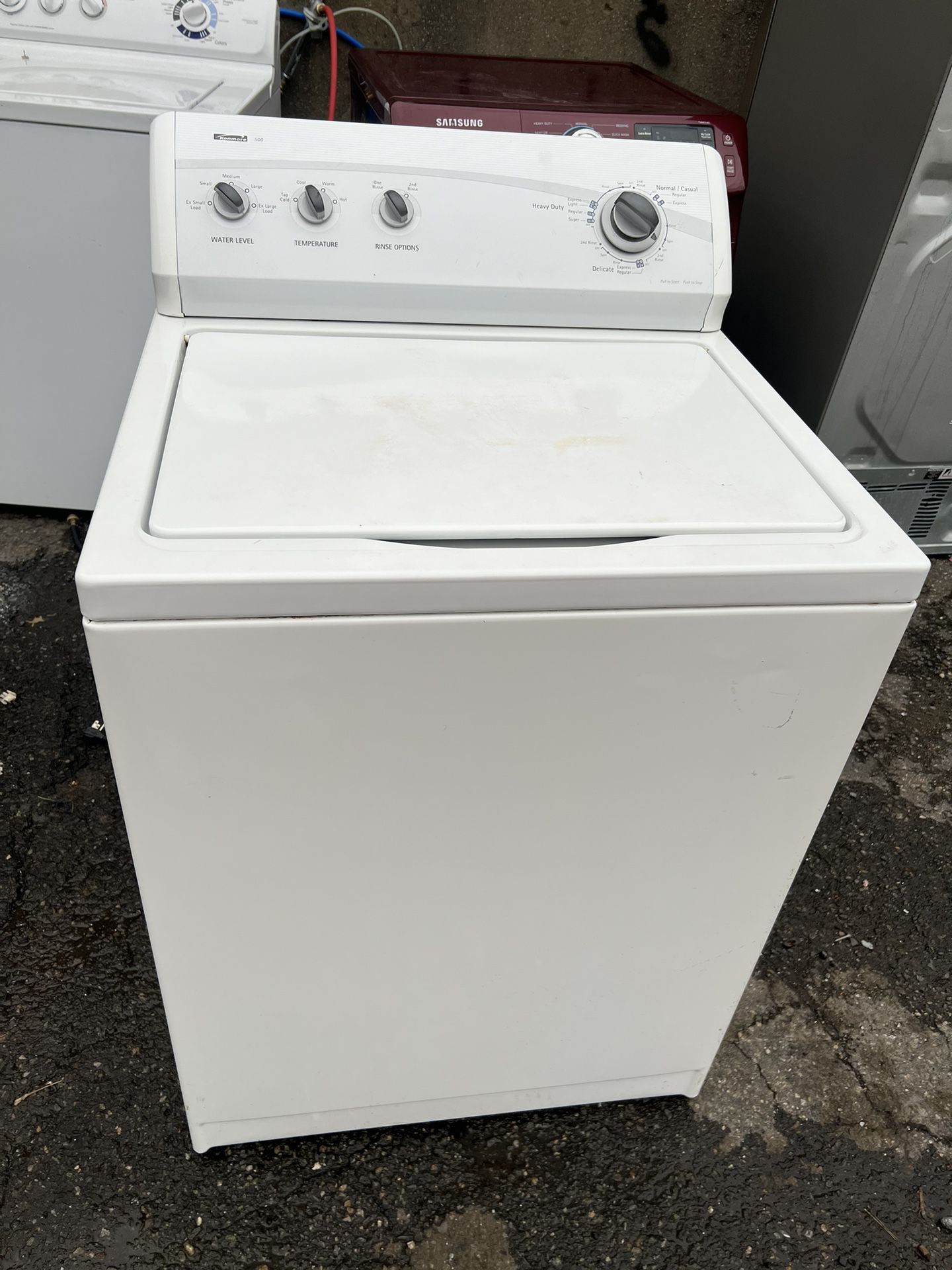 kenmore top load washer- lavadora