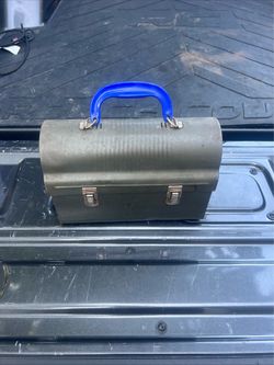 Vintage Dome-top Lunchbox tool storage