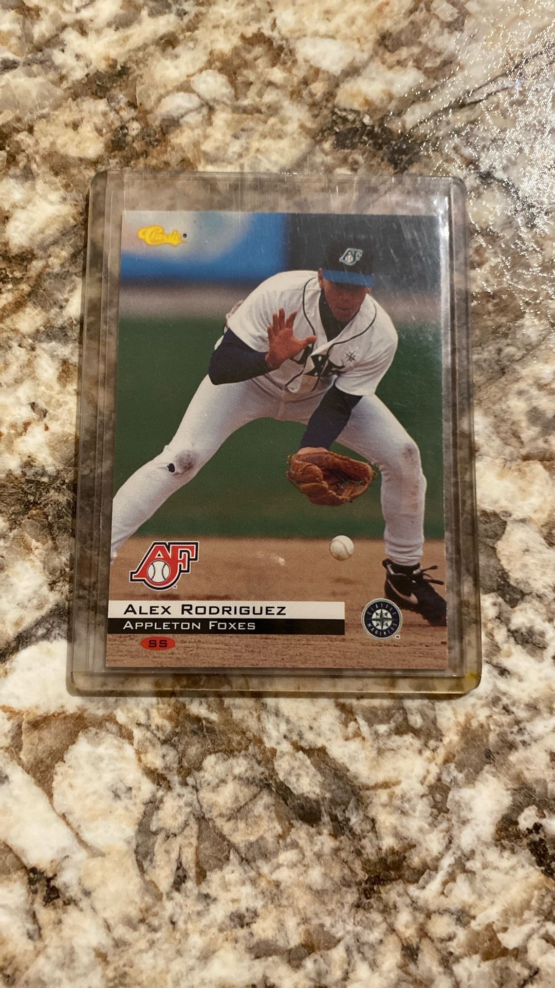 A-Rod Minor League Card