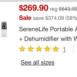 SereneLife AC 8000 BTU