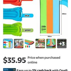 3 LANE SLIP N SLIDE WATERSLIDE for  KIDS NEW $20