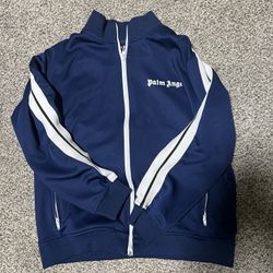 Palm Angels Jacket Navy Blue
