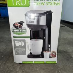 New Tru Single Serving Coffee Brew System