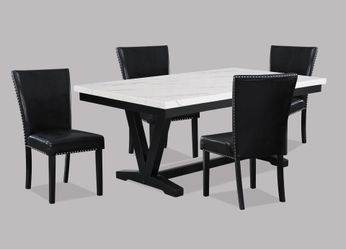Marble dining room table